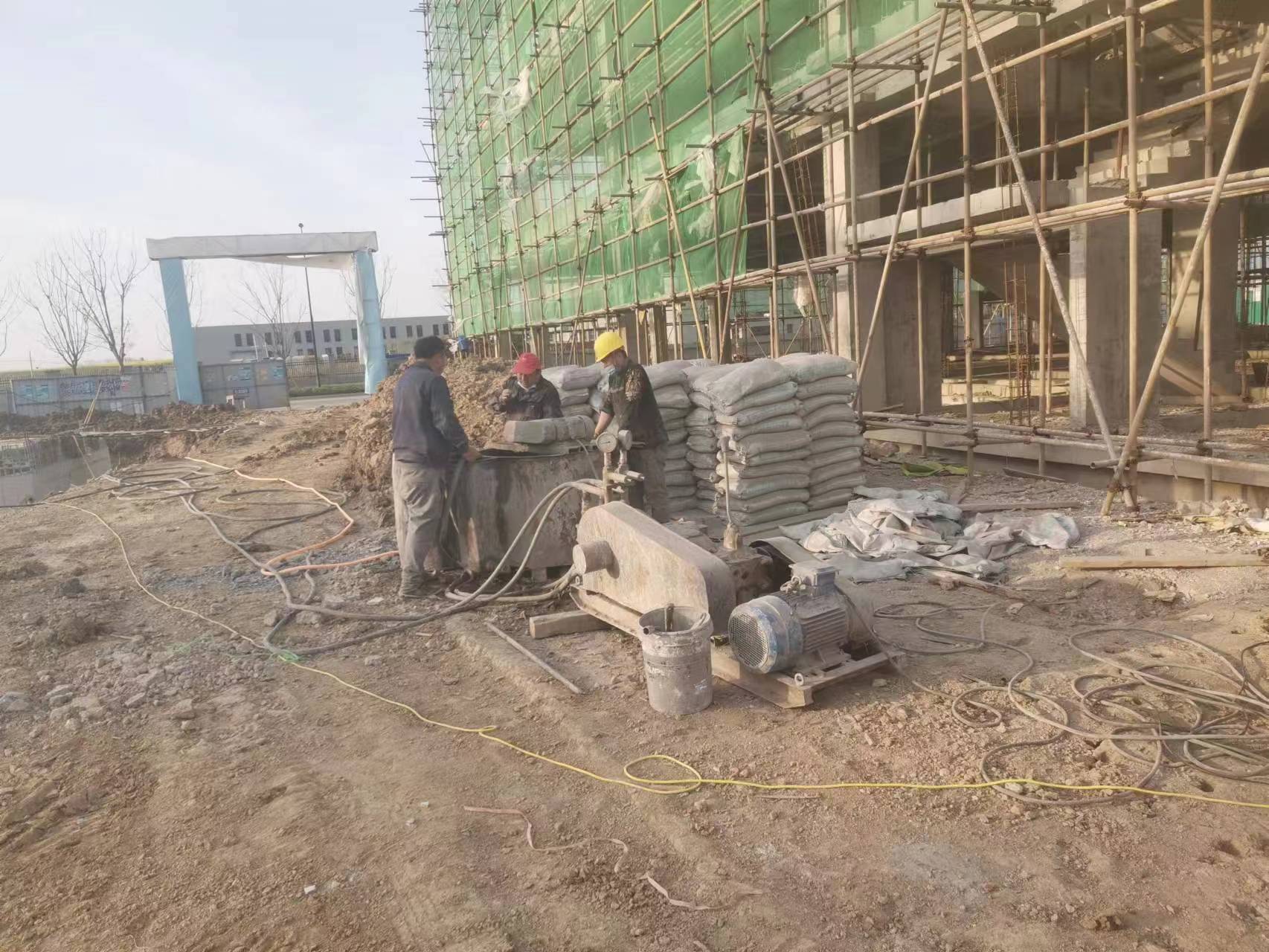 南召别墅下沉注浆